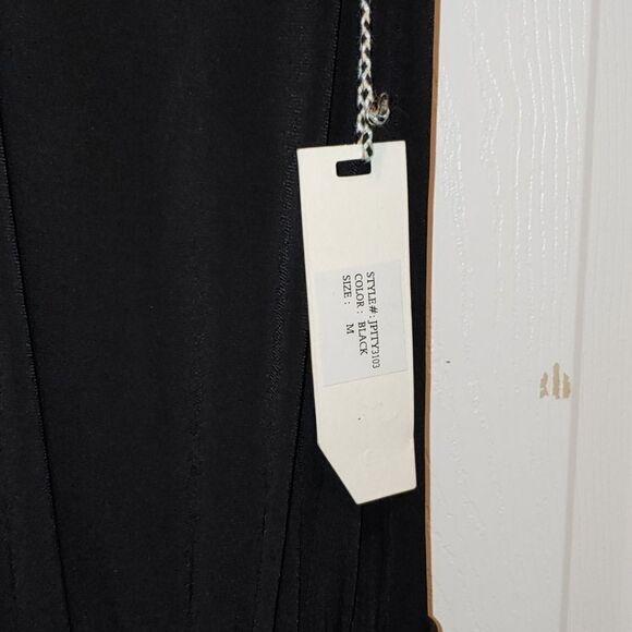 Ellie and Kate black jumpsuit with pockets Sz M - Picture 4 of 8